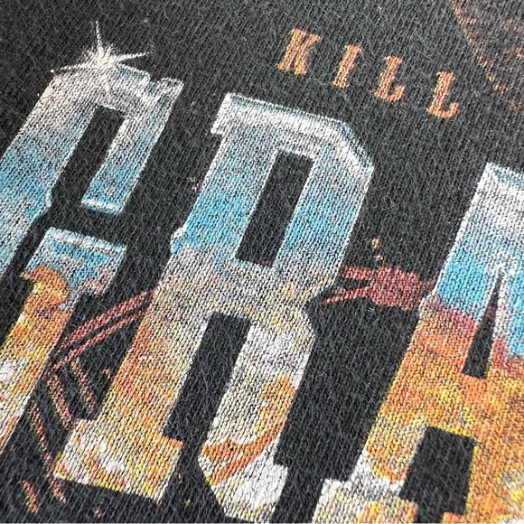 Grave Digger Racing Monster Truck Graphic T-Shirt Monster Jam Youth Large - Picture 4 of 4